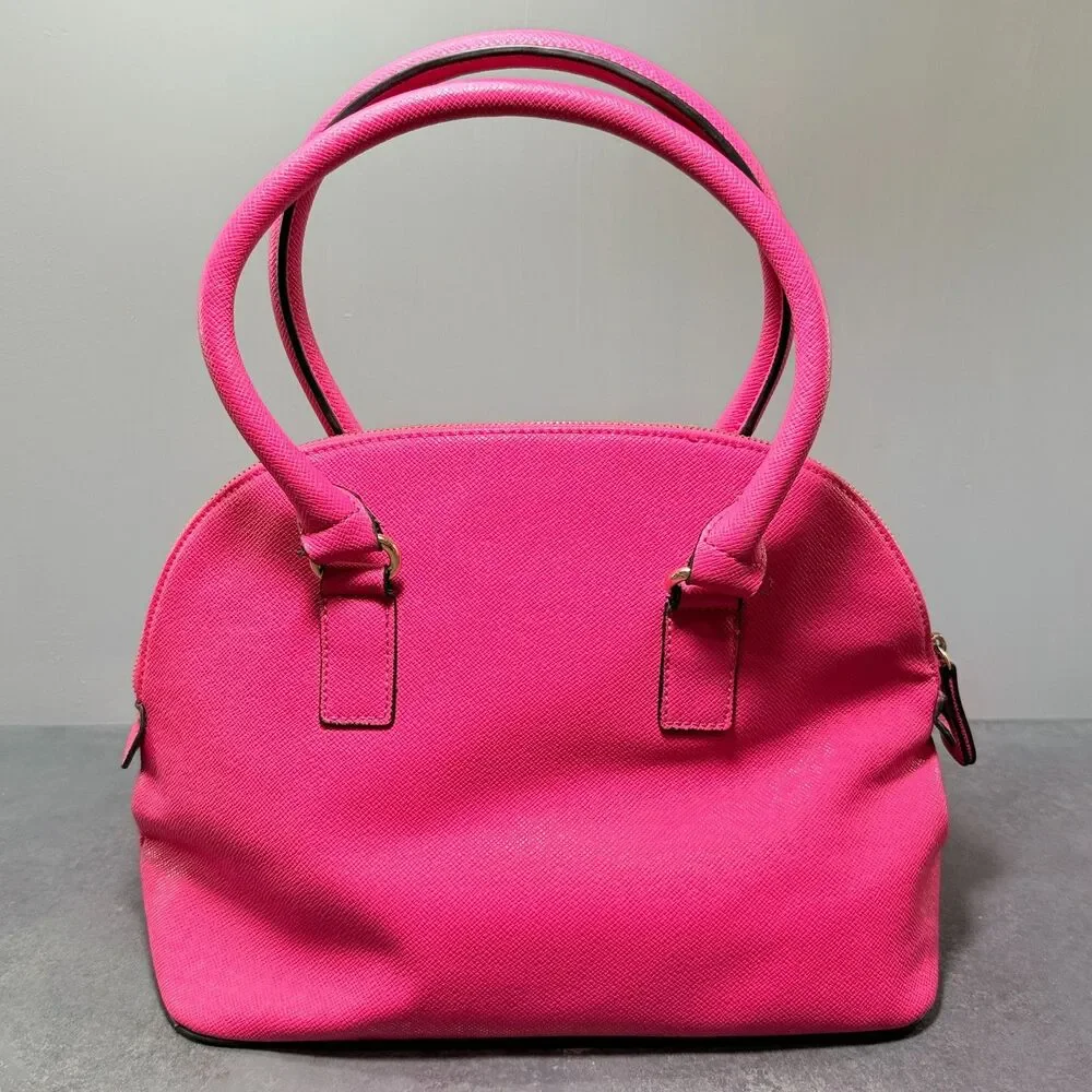 Apt. 9 HandBag | Pink Bow Gold Hardware | Full Zip Medium Purse